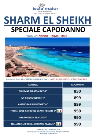 SPECIALE CAPODANNO SHARM EL SHEIKH