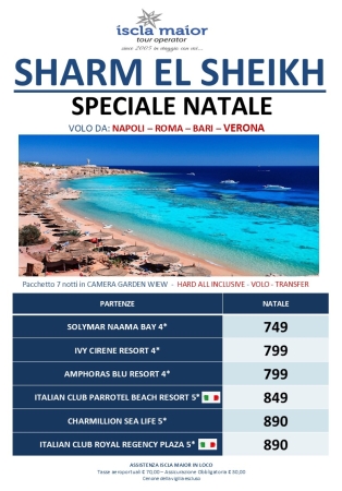 SPECIALE NATALE SHARM EL SHEIKH